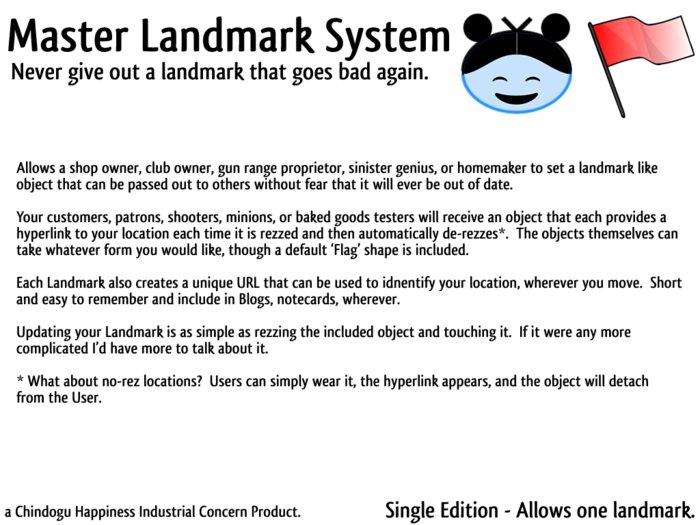 Master Landmark System - Single Edition