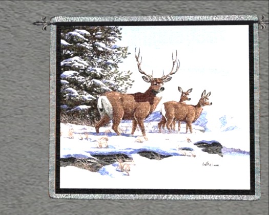 Collection 2-Tapestry-Deer-First Snow