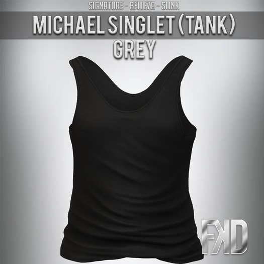 [FʞD] MICHAEL SINGLET (TANK) - GREY