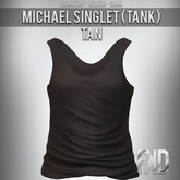 [FKD] MICHAEL SINGLET (TANK) - TAN