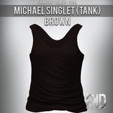 [FKD] MICHAEL SINGLET (TANK) -BROWN