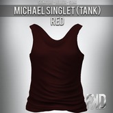 [FKD] MICHAEL SINGLET (TANK) - RED