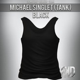 [FKD] MICHAEL SINGLET (TANK) - BLACK