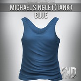 [FKD] MICHAEL SINGLET (TANK) - BLUE
