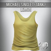 [FKD] MICHAEL SINGLET (TANK) - LEMON