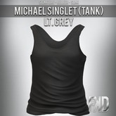 [FKD] MICHAEL SINGLET (TANK) - LT. GREY