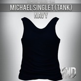 [FKD] MICHAEL SINGLET (TANK) - NAVY