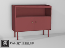 Fancy Decor: Pieter Cabinet (red)