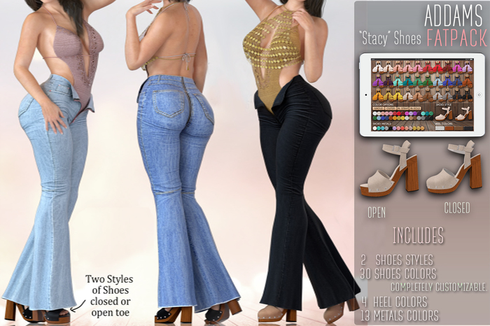 Addams - Stacy Shoes #FATPACK