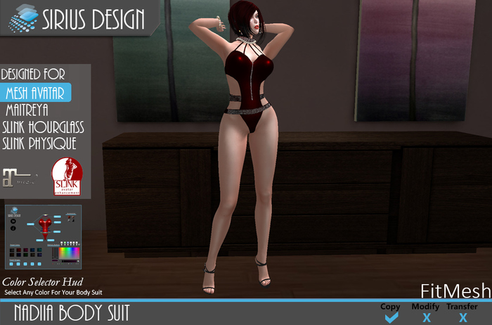 Sirius Design Nadia Body Suit Boxed