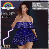((RBS)) Bandana DRESS BLUE  