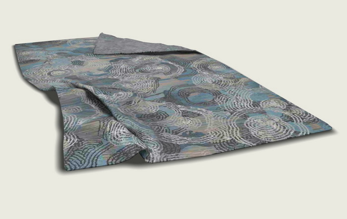 ValArt modern rug  nature blue-gray