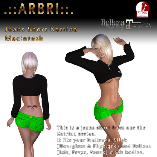 .::Arbri::. Katrina Shorts (normal, macintosh)