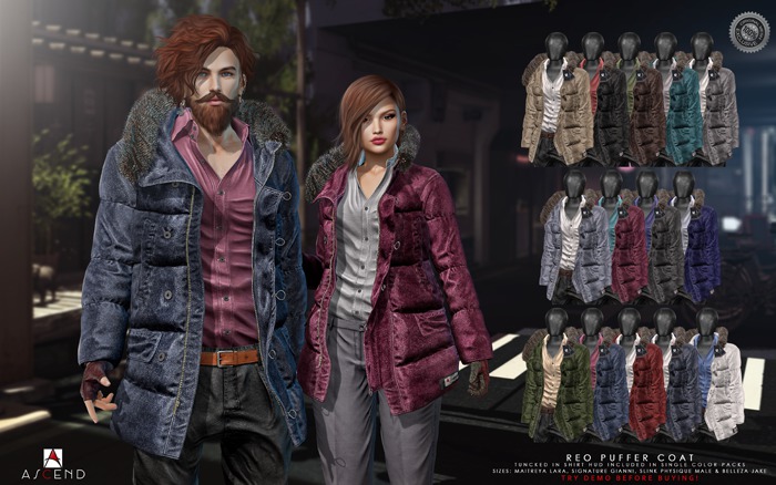 //Ascend// Reo Puffer Coat - FATPACK [ADD ME]