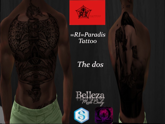 The Dos upper tattoo