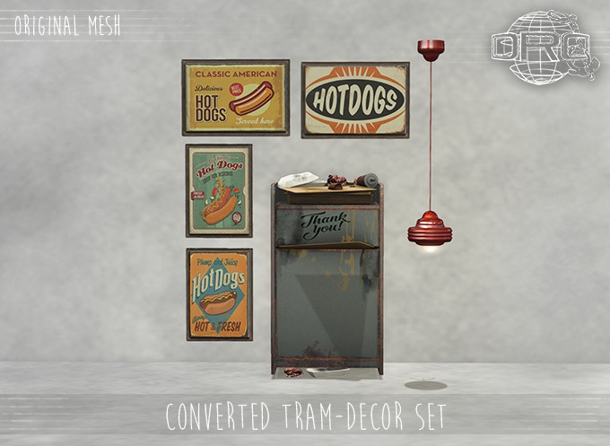 -DRD- Converted Tram - Decor Set (add)