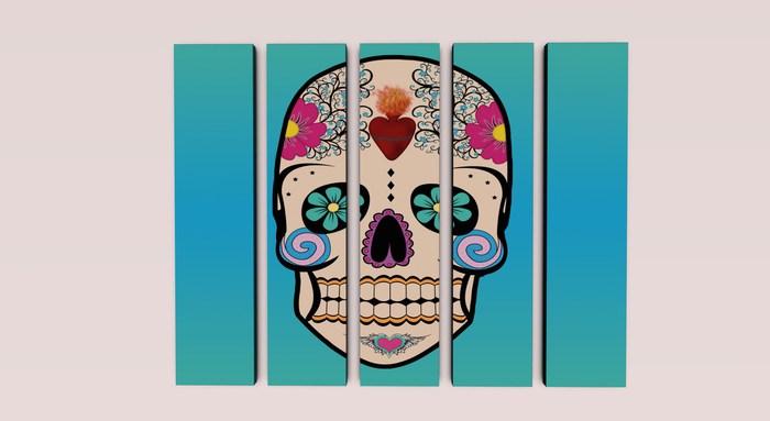 Skeleton Keyz 5 Panel Art 