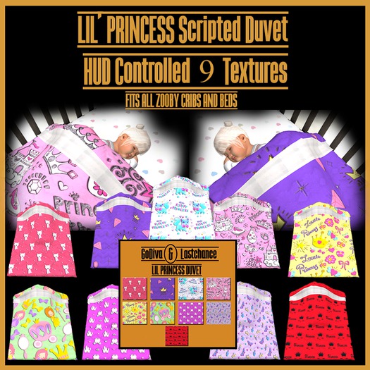 LIL PRINCESS DUVET WITH HUD BOX