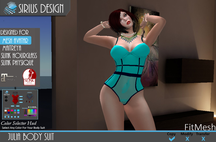 Sirius Design Julia Body Suit Boxed