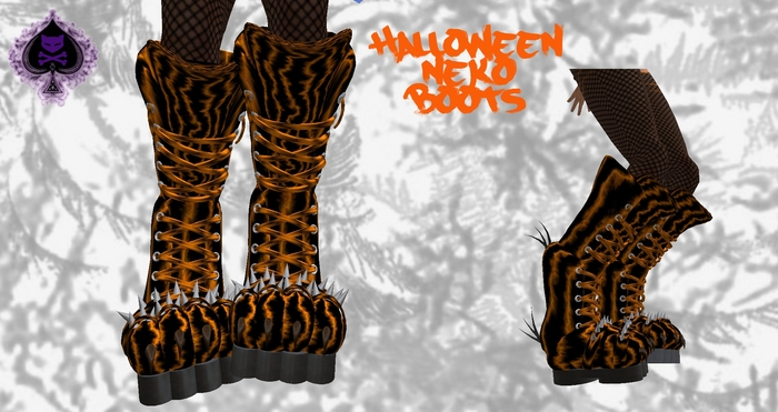 Halloween Neko Boots