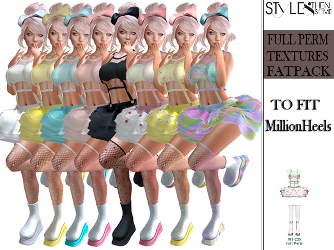STYLES - MillionHeels [WY]Full Perm 235 - Texture FULL PERM - Fatpack