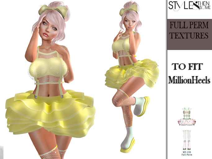 STYLES - MillionHeels [WY]Full Perm 235 - Texture FULL PERM -yellow