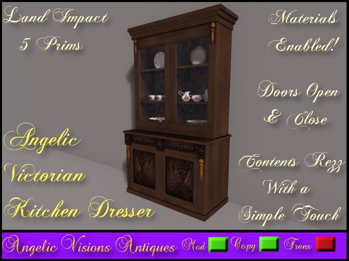 Angelic Victorian Kitchen Dresser  BOXED