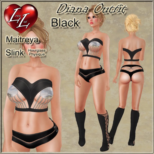 !:LL:! Diana Bodysuit Black
