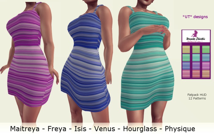 0006030b Mini Dress Striped [Fatpack]