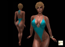 Teal Hot SwimSuit MAITREYA