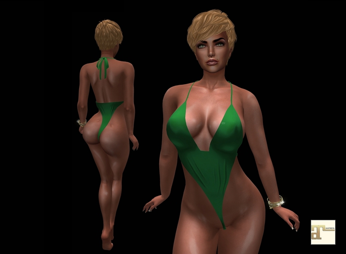 Green Hot SwimSuit MAITREYA