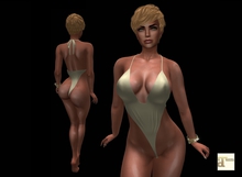 Creme Hot SwimSuit MAITREYA