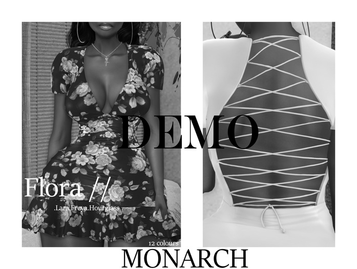 {Monarch} Flora Dress // DEMO