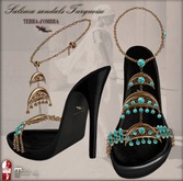 Terra d'ombrA ☼SALIMA sandal Turquoise