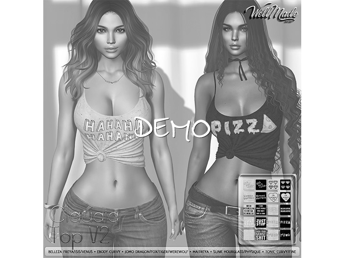 [WellMade] Claudia Top V2 DEMO