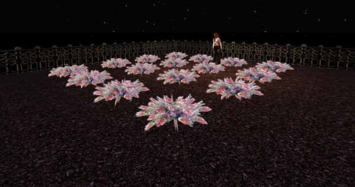 Sculpted Garden Spring Raspberry Tulip Flowers16 Plants 4 x 4 Rows & Only 1 Prim Copy Y FF12