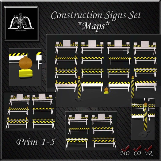 Construction Signs Set 