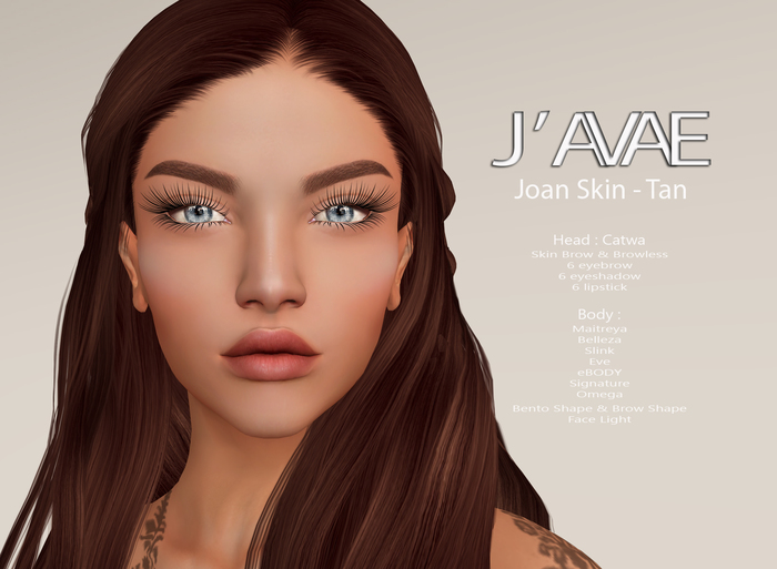 [J'AVAE] JOAN SKIN - TAN