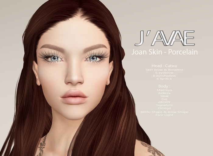 [J'AVAE] JOAN SKIN - PORCELAIN