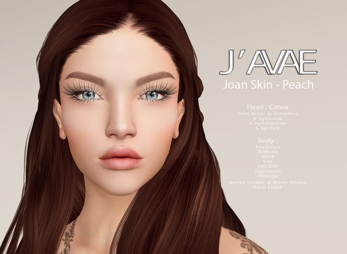 [J'AVAE] JOAN SKIN - PEACH