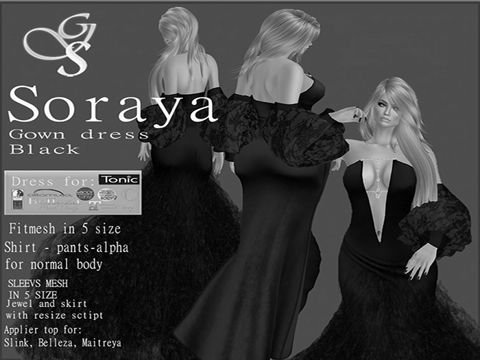 ! GS - SORAYA GOWN DRESS DEMO