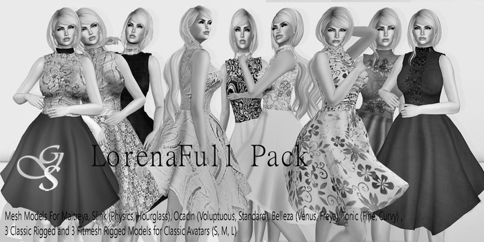 !GS- LORENA DEMO  DRESS MESH