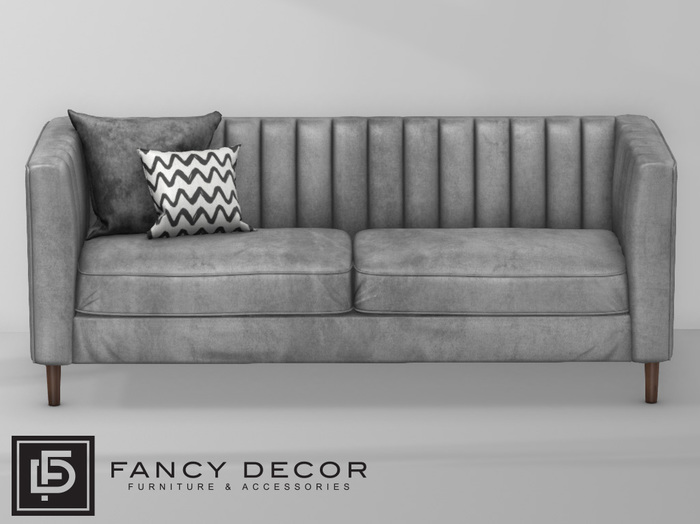 Fancy Decor: Harper Sofa - Gray (pg)