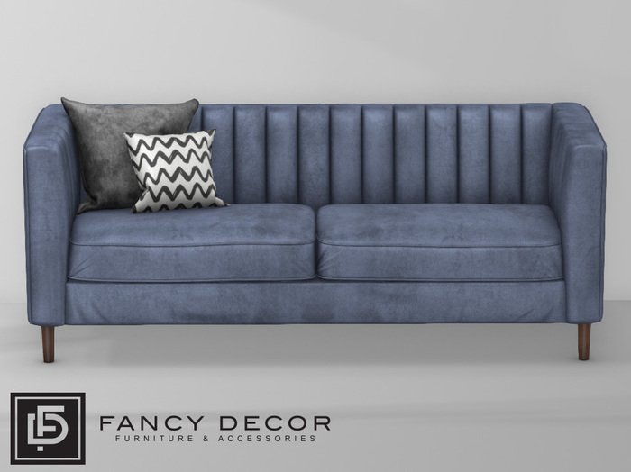 Fancy Decor: Harper Sofa - Blue (pg)