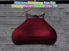 TF: Crop Top Dark Red