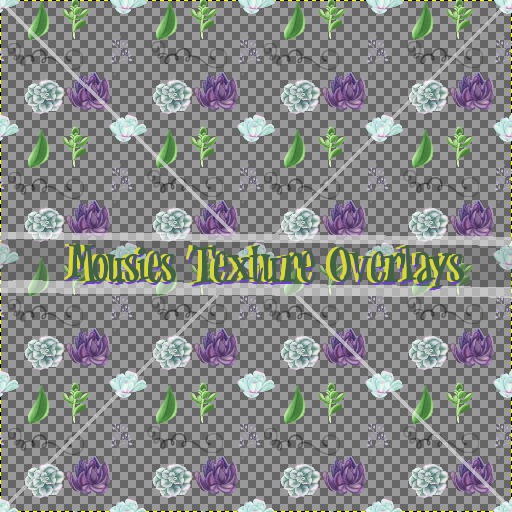 floral overlay