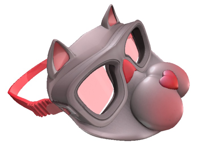 .S&S. Summer Splash - Kitty Mask