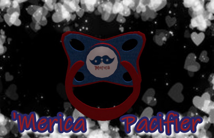 *KidTastrophe* Merica Pacifier >BOXED<