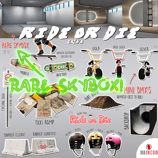 [Bad Unicorn] Skybox - 'Ride or Die' (boxed) RARE