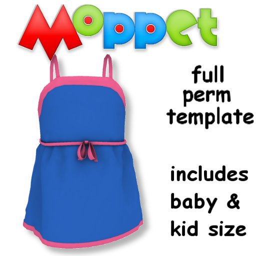 Moppet FULL PERM Dress 8  Template